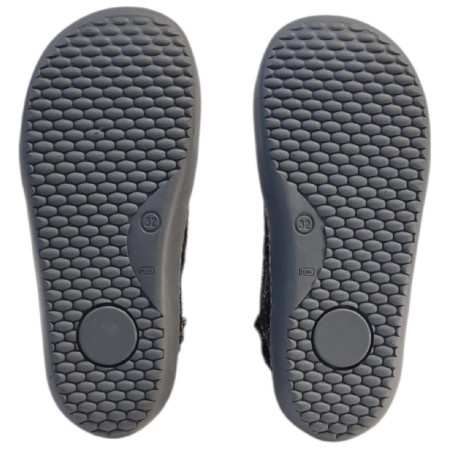 Detské barefoot topánky beBare 3485SA Navy