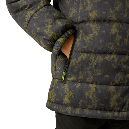 Detská zimná bunda Regatta Lofthouse Black/Distress Camo