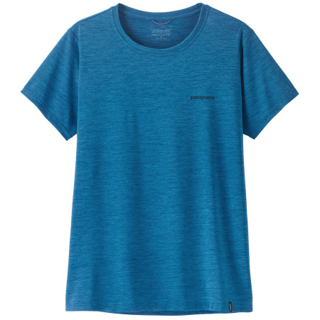 Dámske tričko Patagonia Women's Capilene Cool Daily Shirt - Boardshort Logo modrá Aquatic Blue - Light Aquatic Blue X-Dye