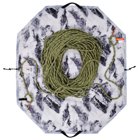 Plachta pod lano Mammut Neon Rope Tarp svetlosivá alpine AOP