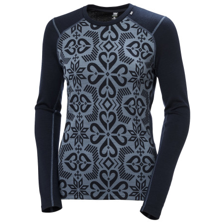 Dámske funkčné tričko Helly Hansen W Lifa Merino Midw Gra Crew
