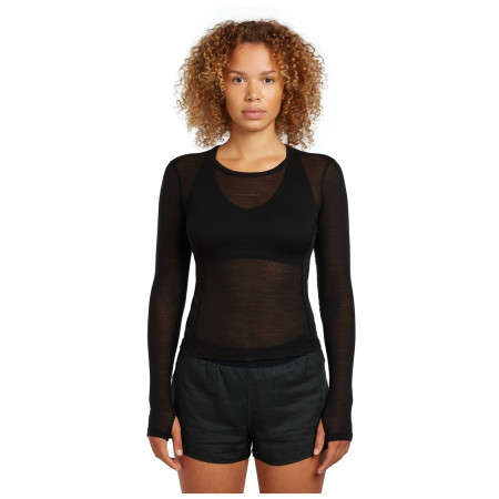 Dámske tričko Icebreaker Women Merino Blend 75 Cool-Lite™ Featherlight™ LS Crewe