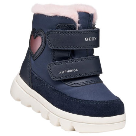 Detské zimné topánky Geox B Willaboom Girl B A modrá/ružová NAVY/OLD ROSE