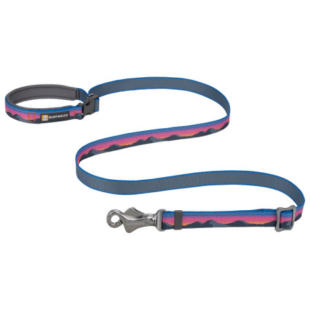 Vôdzka pre psa Ruffwear Crag EX™ Leash modrá/ružová Alpine Dusk