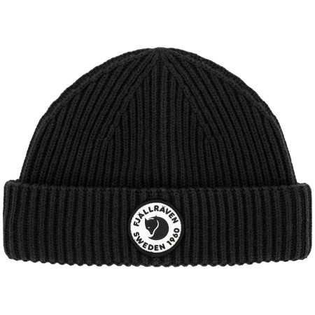 Zimná čiapka Fjällräven 1960 Lite Logo Hat čierna Black