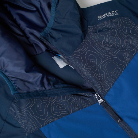 Detská zimná bunda Regatta Illuma Reflective Jacket Navy/Aviator Blue