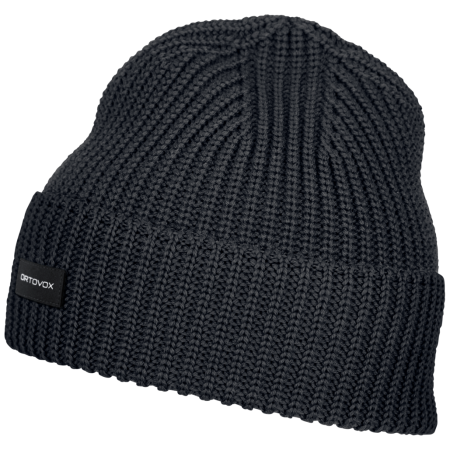Čiapka Ortovox Cozy Rib Beanie čierna Black Raven