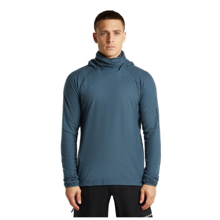 Pánska mikina Icebreaker Men Mer 400 RealFleece Grid Pulover Hood