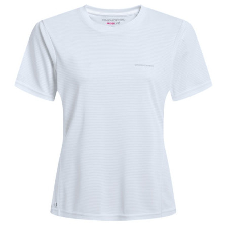 Dámske funkčné tričko Craghoppers NosiLIfe SolarShield+ SS T-Shirt biela White