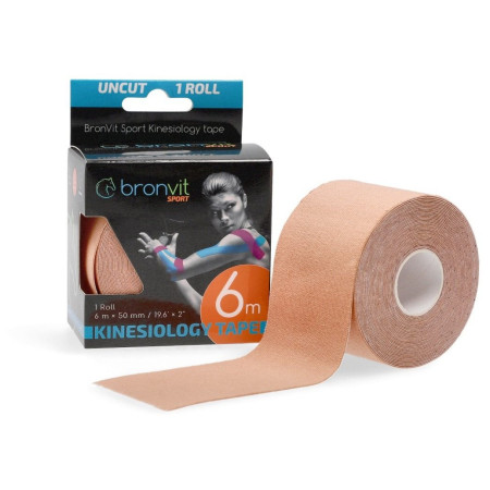 Tejpovacia páska BronVit Sport Kinesio Tape classic 5 cm x 6m