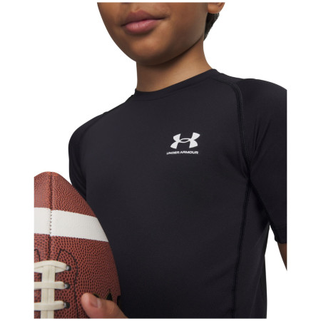 Detské funkčné tričko Under Armour UA HG Armour SS Black