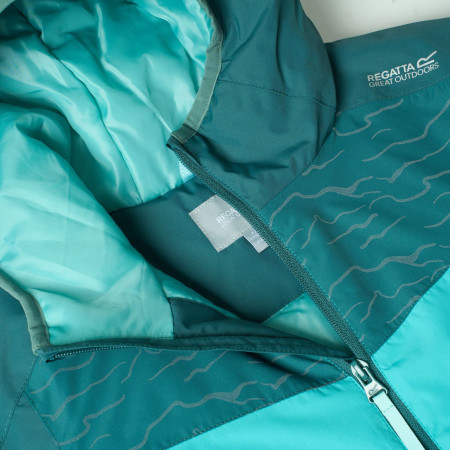 Detská zimná bunda Regatta Illuma Reflective Jacket Mediterranea/Turquoise