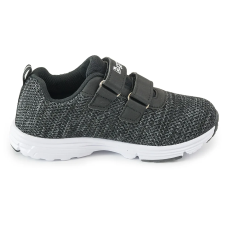 Detské topánky na suchý zips Bugga Tempe Black čierna/biela Black
