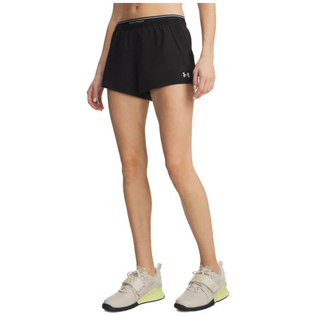 Dámske kraťasy Under Armour UA Vanish Woven 3in Shorts čierna Ultimate Black / / Mod Gray