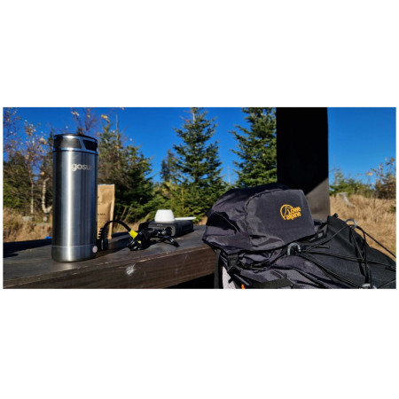 Termoska GoSun Brew 12 V a kávovar French Press