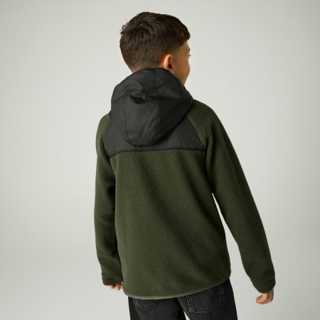 Detská mikina Regatta Munro Hybrid Jacket DarkKhak/Blk
