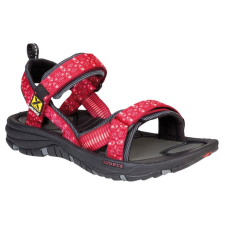 Dámske sandále Source Gobi Triangles Red