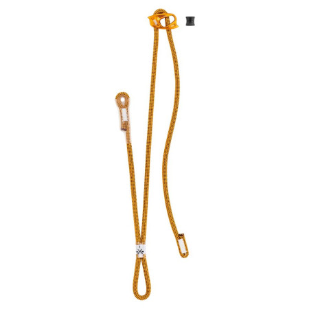 Dvojitá odsedávacia slučka Petzl Dual Connect Adjust oranžová Orange