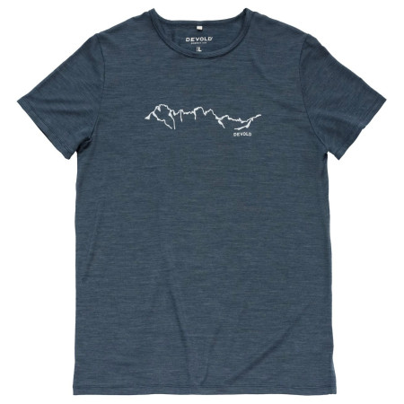 Pánske tričko Devold Active "Skyline" Tee Man tmavomodrá NIGHT