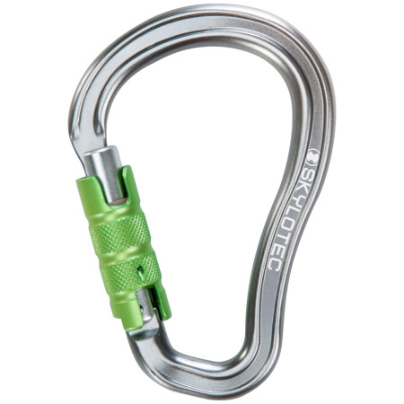 Karabína Skylotec Axis HMS TG (triplex gate) sivá/zelená Grey/Green
