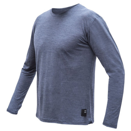 Pánske tričko Sensor Merino Lite modrá mottled blue