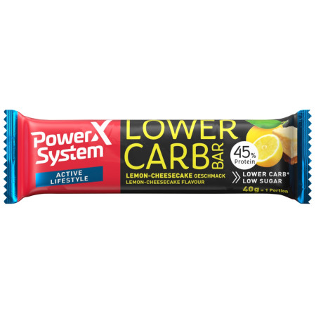 Energetická tyčinka Indiana Jerky Power System Lower Carb Lemon Cheesecake Bar with 45% Protein 40g