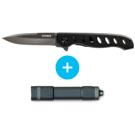 Set nôž Gerber Evo Jr. + baterka Gerber Tempo Microlight