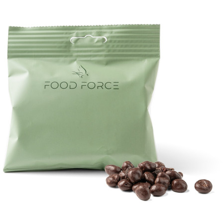 Sušené ovocie Food Force Rozinky v hořké čokoládě 50 g