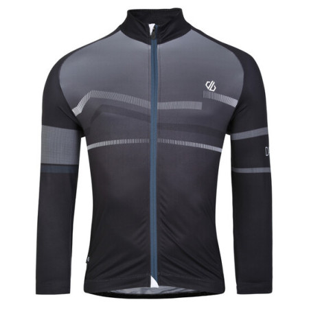 Pánsky cyklistický dres Dare 2b AEP Revolving L/S čierna
