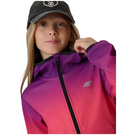 Detská softshellová bunda 4F Softshell Jacket F603 Multicolour 3 Allover
