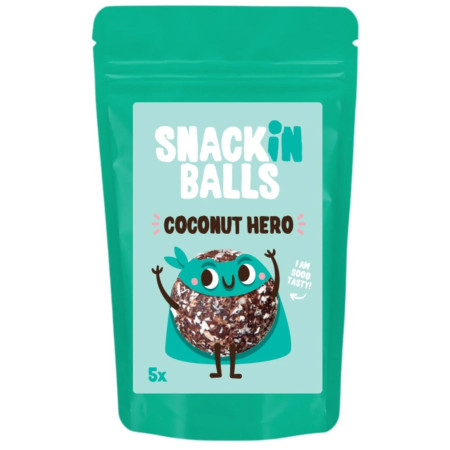 Športová výživa SNACKin BALLS Coconut Hero 65 g
