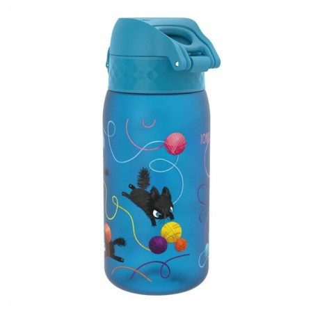 Detská fľaša Ion8 Leak Proof Blue Cats 350ml