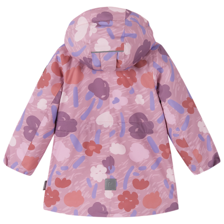Dievčenská zimná bunda Reima Muurame Grey Pink