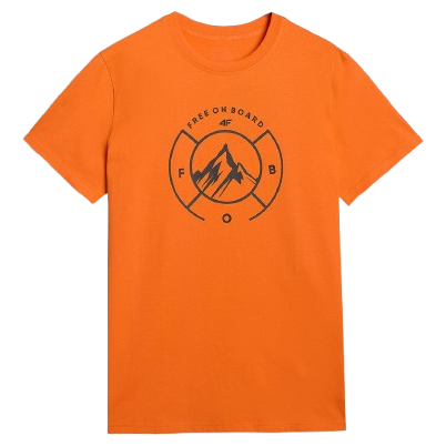 Pánske tričko 4F Tshirt M3138 oranžová ORANGE