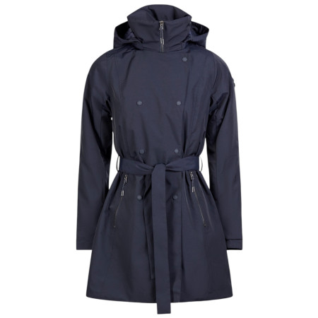 Dámsky zimný kabát Fundango Charlotte Trenchcoat tmavomodrá patriot blue