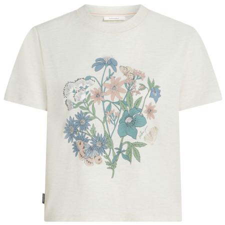 Dámske tričko Icebreaker Merino 150 Tech Lite SS Crop Tee NZ Flora