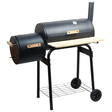 Gril na drevené uhlie Cattaro Smokie s udiarňou