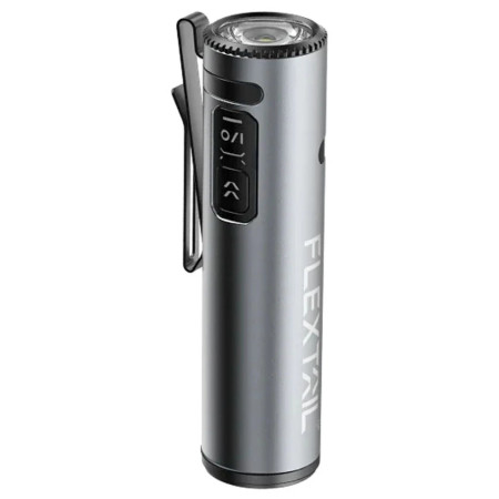 LED svietidlo Flextail ZERO Flashlight 1200 strieborná Silver