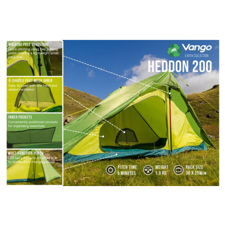 Ultraľahký stan Vango Heddon 200