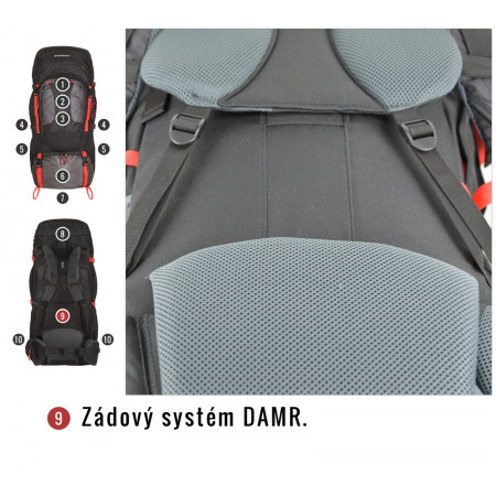 Batoh Husky Samont 70 + 10