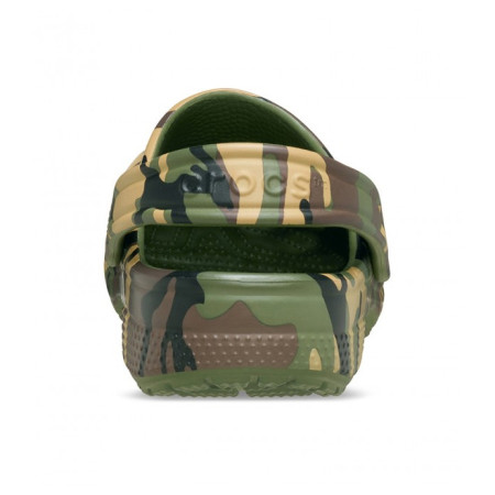 Detské papuče Crocs Classic Camouflage Clog Army Green/Multi