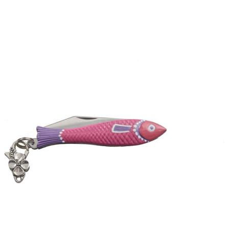 Zatvárací nôž Mikov Rybička 130-NZn-1/PINK