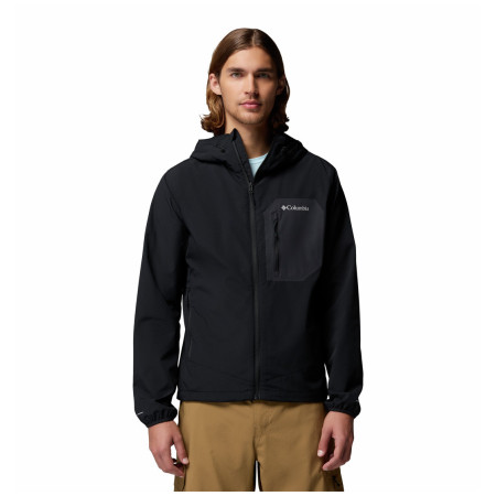 Pánska bunda Columbia Tall Heights™ III Hooded Softshell čierna Black