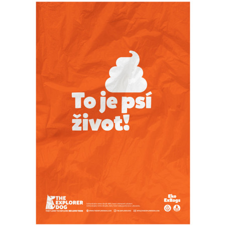 Vrecká na psie výkaly Explorer Dog Eko Exbags 270 ks