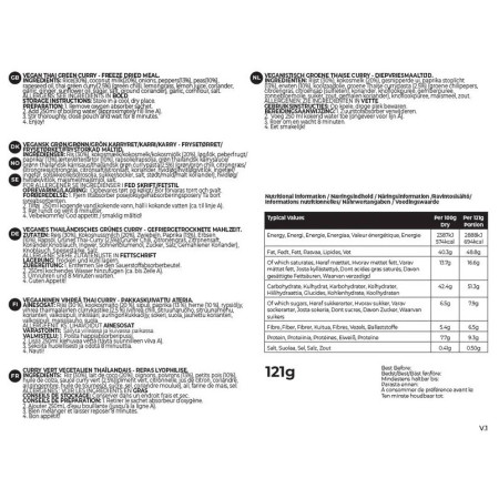 Dehydrované jedlo Summit to Eat Thai Green Curry 121g