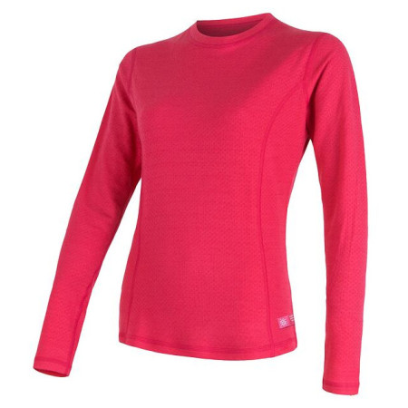 Dámske tričko Sensor DF Merino wool dl.r. magenta