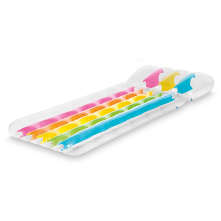 Nafukovacie ležadlo Intex Rainbow Mat biela