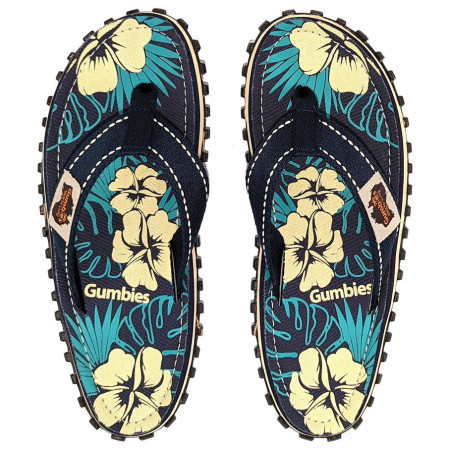 Žabky Gumbies Islander Blue Hibiscus modrá