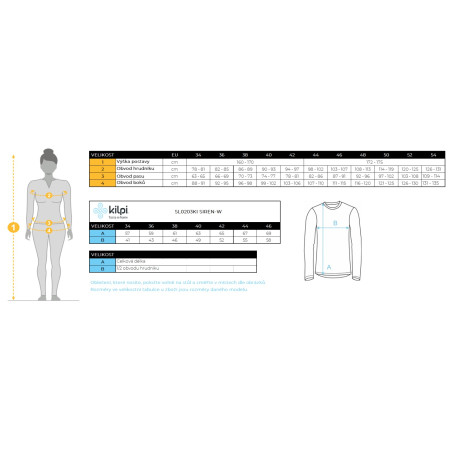 Dámska mikina Kilpi Siren-W