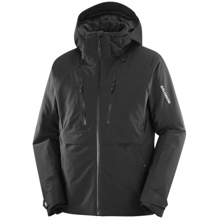 Pánska bunda Salomon Brilliant 2.0 Jacket M čierna DEEP BLACK